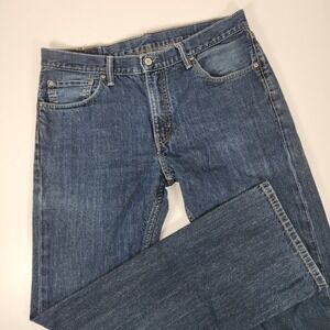 Levi's 527 Jeans Men's 36x34 Boot Cut Medium Wash Blue Denim Western Cowboy Flaw